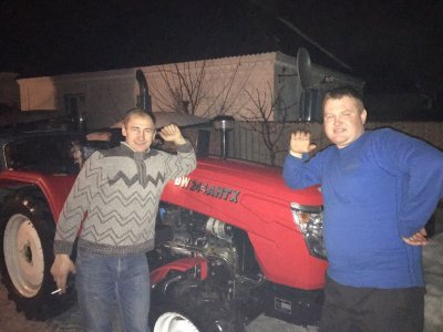 Доставка тракторов DW от Motokosmos