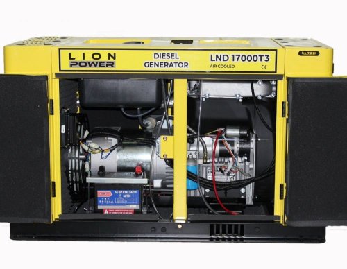 Дизельний генератор LION POWER LND17000T3 (13,5 кВт)